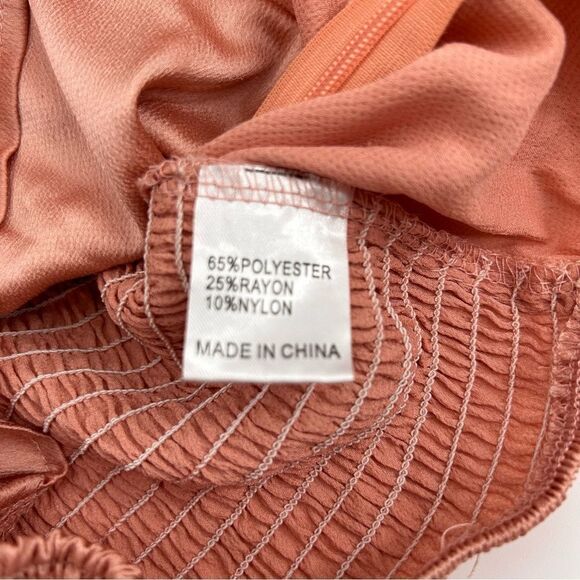 Princess Polly dusty rose pink silky Estee top size 8 - Picture 9 of 9